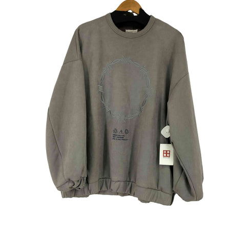 シャリーフ SHAREEF BARED WIRE MICRO SUEDE SWEAT メンズ JPN:2