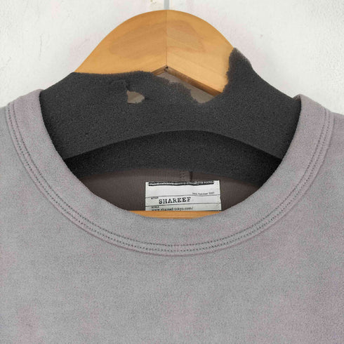 シャリーフ SHAREEF BARED WIRE MICRO SUEDE SWEAT メンズ JPN:2