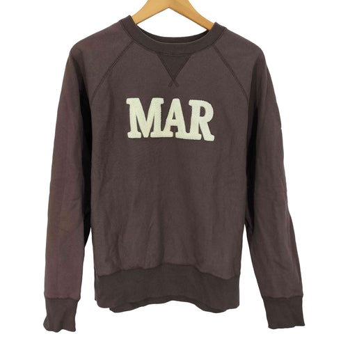 marmors 22AW chenille embroidery sweat シェニール エンブロイダリー スウェット レディース FR:36