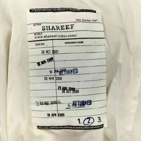 シャリーフ SHAREEF GEORGETTE JQ FLARE PANTS メンズ JPN:2