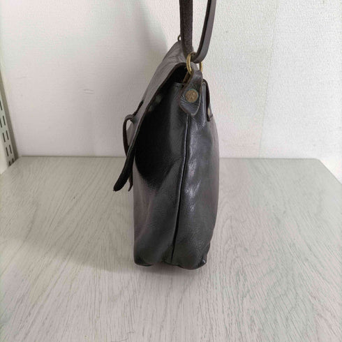 イルビゾンテ IL BISONTE イタリア製 Wanny Di Filippo 刻印 コンチョ付き 本革 レザーショルダーバッグ レディース