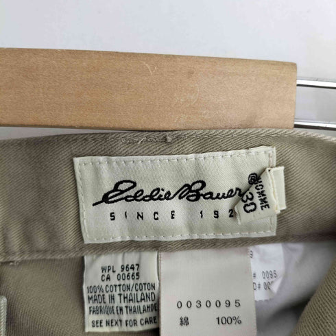 エディーバウアー Eddie Bauer 白タグ ツータック チノパンツ メンズ 36×30