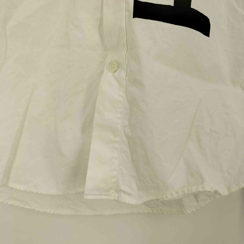 アレキサンダーマックイーン Alexander McQueen TRUTH Printed Cotton-Poplin Shirt トゥルース プリンテッド コットン ポプリンシャツ メンズ 44