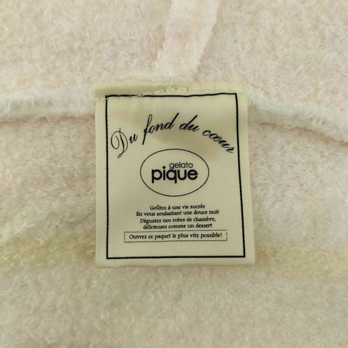 ジェラートピケ gelato pique カラフル ボーダー パイル ジップ パーカー ショート パンツ セットアップ レディース