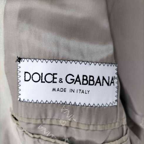 ディーアンドジードルチェアンドガッバーナ D&G DOLCE&GABBANA イタリア製 総裏ストライプ2Bテーラードジャケット メンズ EUR:50