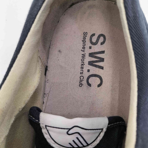 SWC DELLOW SUEDE BLACK-ECRU メンズ 41