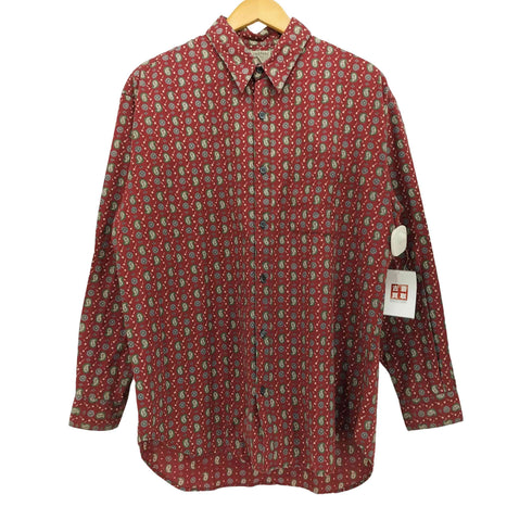 Candi Fantasi 90-00S 家タグ ペイズリー柄 L/S シャツ メンズ