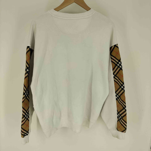 バーバリー BURBERRY ノバチェックスリーブ スウェットプルオーバー メンズ import:M