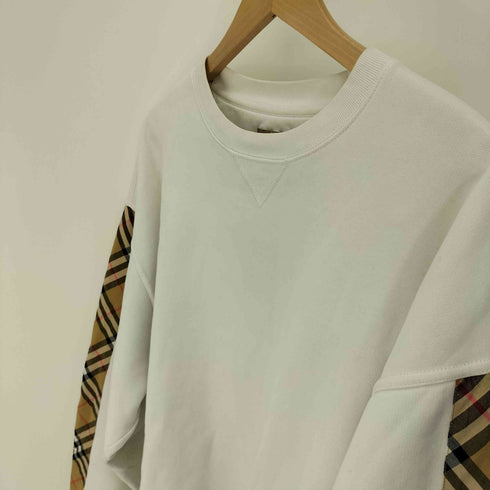 バーバリー BURBERRY ノバチェックスリーブ スウェットプルオーバー メンズ import:M