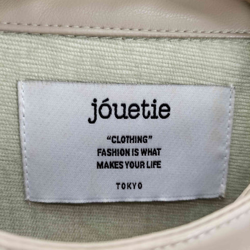 ジュエティ jouetie トレンチ レイヤード ライダース コート レディース JPN:M