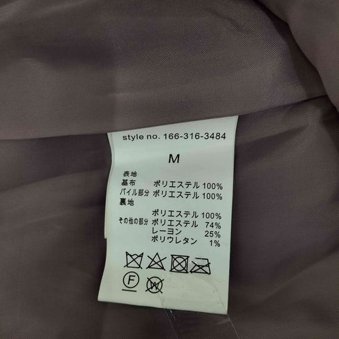 ノーカラープードルブルゾン レディース JPN:M
