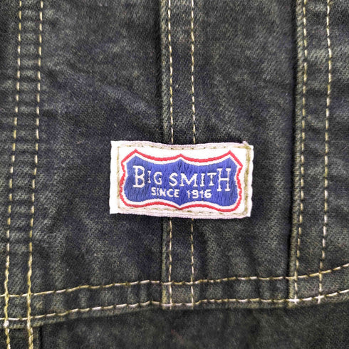 ビッグスミス BIG SMITH 後染め デニムオーバーオール メンズ ONE SIZE