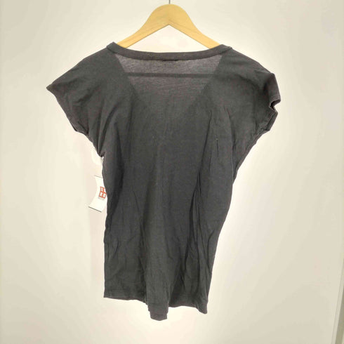 ディーゼル DIESEL ロゴ プリント Vネック ノースリーブ Tシャツ Y2K レディース import:S