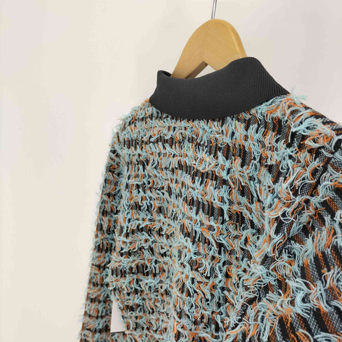 ケイビーエフ KBF 24AW ツイードフリンジニット レディース ONE SIZE