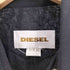 ディーゼル DIESEL ウエスト ドローコード 宝石 ボタン シアー グランパシャツ レディース import:XS