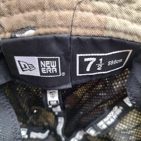 ニューエラ NEW ERA Originators of the True Fitted チョコチップカモ バケットハット メンズ 7 1/2