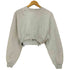 ザラ ZARA ベーシッククロップドスウェットシャツ レディース import:S