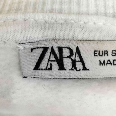 ザラ ZARA ベーシッククロップドスウェットシャツ レディース import:S