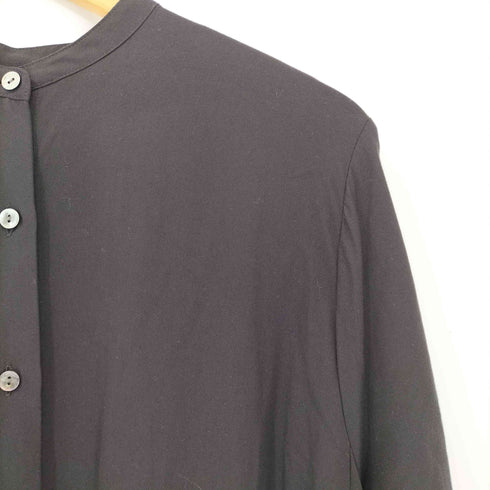 ミズイロインド mizuiro ind レーヨン ポリ ノーカラー L/S シャツ ワンピース レディース