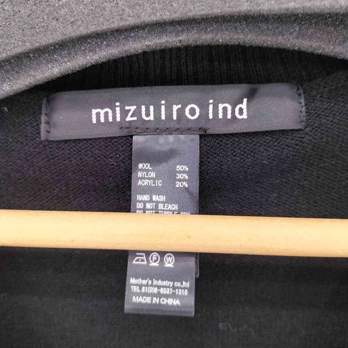 ミズイロインド mizuiro ind スキッパープルオーバー レディース