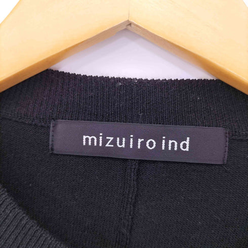 ミズイロインド mizuiro ind フロントシームコクーンプルオーバー レディース