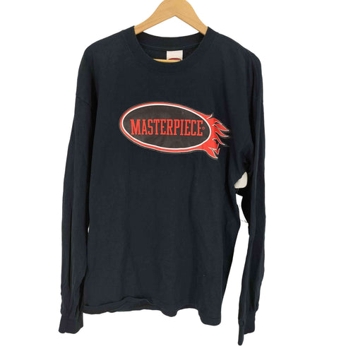 マスターピース MASTERPIECE 90-00S フレーム パータン ロゴ プリント L/S Tシャツ メンズ JPN:XL