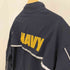 ユーエスネイビー U.S.NAVY USA製 NAVY RUNNING JACKET ナイロン トレーニング ランニング ジャケット 16年製 メンズ L-R