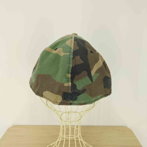 ニューエラ NEW ERA LA 刺繍 迷彩キャップ 青タグ メンズ 7 5/8