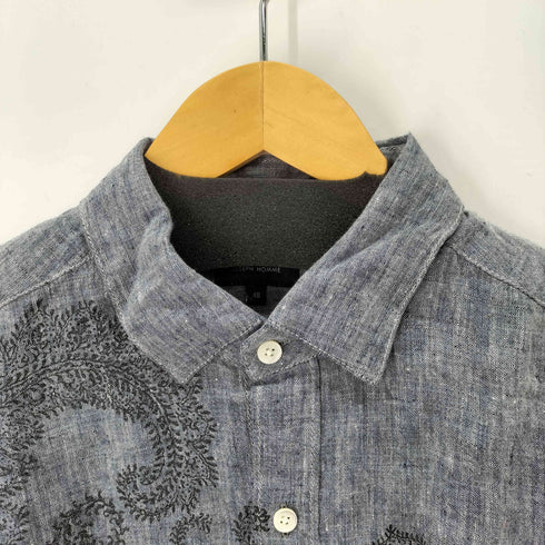 ジョゼフオム JOSEPH HOMME ペイズリー柄リネンシャツ メンズ JPN:48