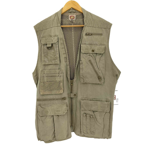 バナナリパブリック BANANA REPUBLIC 80S 香港製 裏地メッシュ ギミック ハンティングベスト メンズ import:XL