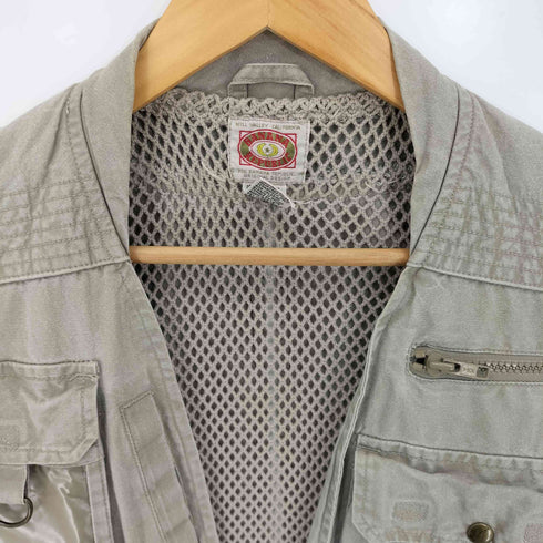 バナナリパブリック BANANA REPUBLIC 80S 香港製 裏地メッシュ ギミック ハンティングベスト メンズ import:XL