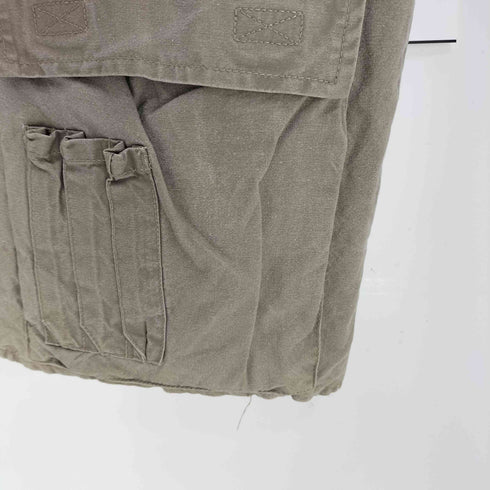 バナナリパブリック BANANA REPUBLIC 80S 香港製 裏地メッシュ ギミック ハンティングベスト メンズ import:XL