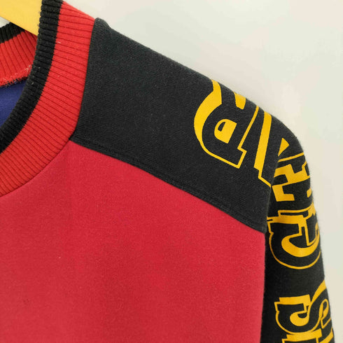 アディダス adidas デサント製 メッシュ スウェット メンズ L-O