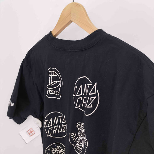 サンタクルズ SANTA CRUZ コラボ アウトライン ロゴ プリント S/S Tシャツ メンズ import:XL