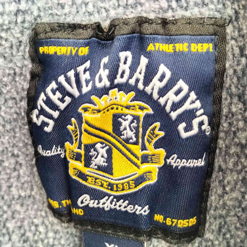 スティーブ バリース STEVE & BARRYS リバース型 MICHIGAN ミシガン カレッジ パーカー メンズ import:XL