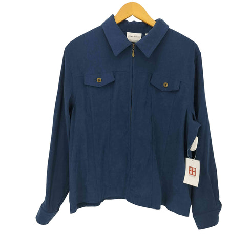 アルフレッドダナー ALFRED DUNNER PETITE ジップアップ シャツブルゾン メンズ 16P