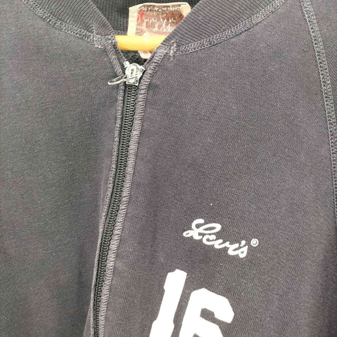 リーバイス Levis 80S カナダ製 ラグラン サイドライン ナンバリング 両面プリント トラックジャケット ロケットTALONジップ メンズ import:L