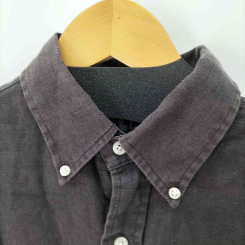 ラルフローレン RALPH LAUREN BLAIRE ポニー刺繍 リネン 半袖ボタンダウンシャツ メンズ import:M