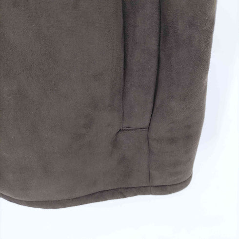 ヴァンヒューゼン VAN HEUSEN フェイクスウェードベスト 裏地ボア メンズ import:XL
