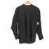 ADDENDUM 90S コットン ポリ ノーカラー ストライプ L/S シャツ メンズ import:L