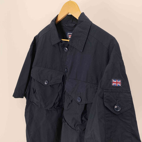 ロイヤルネイビー ROYAL NAVY ビッグ スリーブ ミリタリー シャツ メンズ import:M