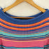 ローレンラルフローレン LAUREN RALPH LAUREN ロールデザイン マルチボーダー コットン ニット レディース import:M