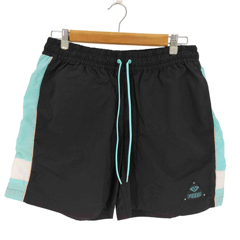 ダイヤモンドサプライ DIAMOND SUPPLY コラボ SHORTS サイドライン ナイロン ショーツ メンズ L