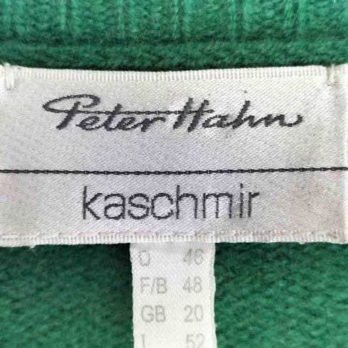 Peter Hahn カシミヤ ニット メンズ EUR:46