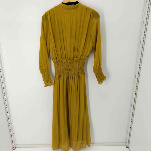 ザラ ZARA リボン ウエストシャーリング ワンピース レディース import:S