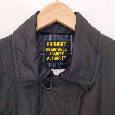 PROHIBIT 裏地チェック マルチポケット ハンティングジャケット メンズ import:L
