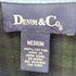 デニムアンドコー Denim&Co デニム切替 ブラックウォッチ ネル シャツワンピース レディース import:M