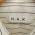 H.A.K 星刺繍 ストライプ シャツ レディース