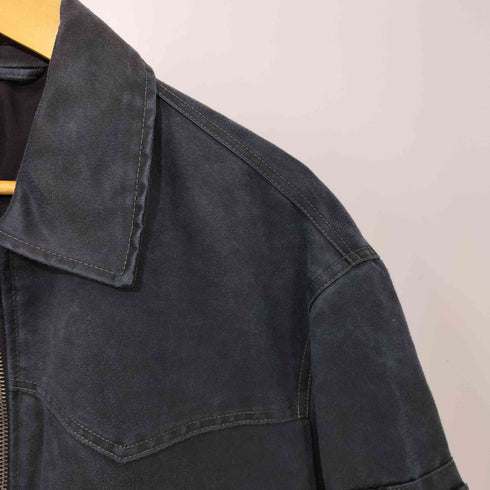 ザラ ZARA ウォッシュドクロップドフィットジャケット メンズ JPN:L