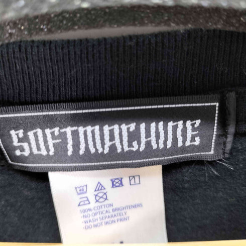 ソフトマシーン SOFT MACHINE スカルバックプリント S/S シャツ メンズ import:M